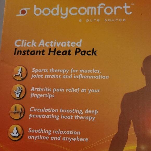 Body comfort click activated instant Heat Pack Extra wide Back Pack reus… - Picture 2 of 7